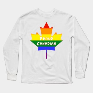 Proud Canadian (Gay/Queer) Long Sleeve T-Shirt